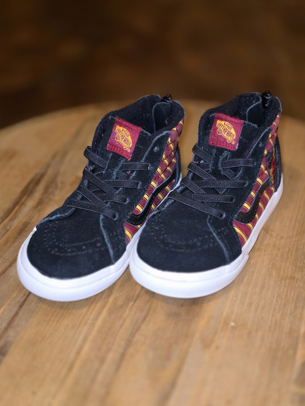VANS x Harry Potter Gryffindor Sk8-Hi Zip Sneakers Toddler Size 8.5